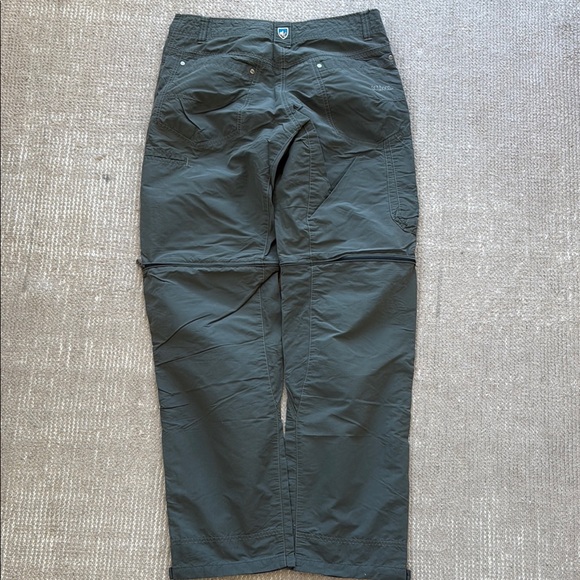KUHL Men's Convertible Cargo Pants - Dark Green 32x34 Liberator - Picture 7 of 7